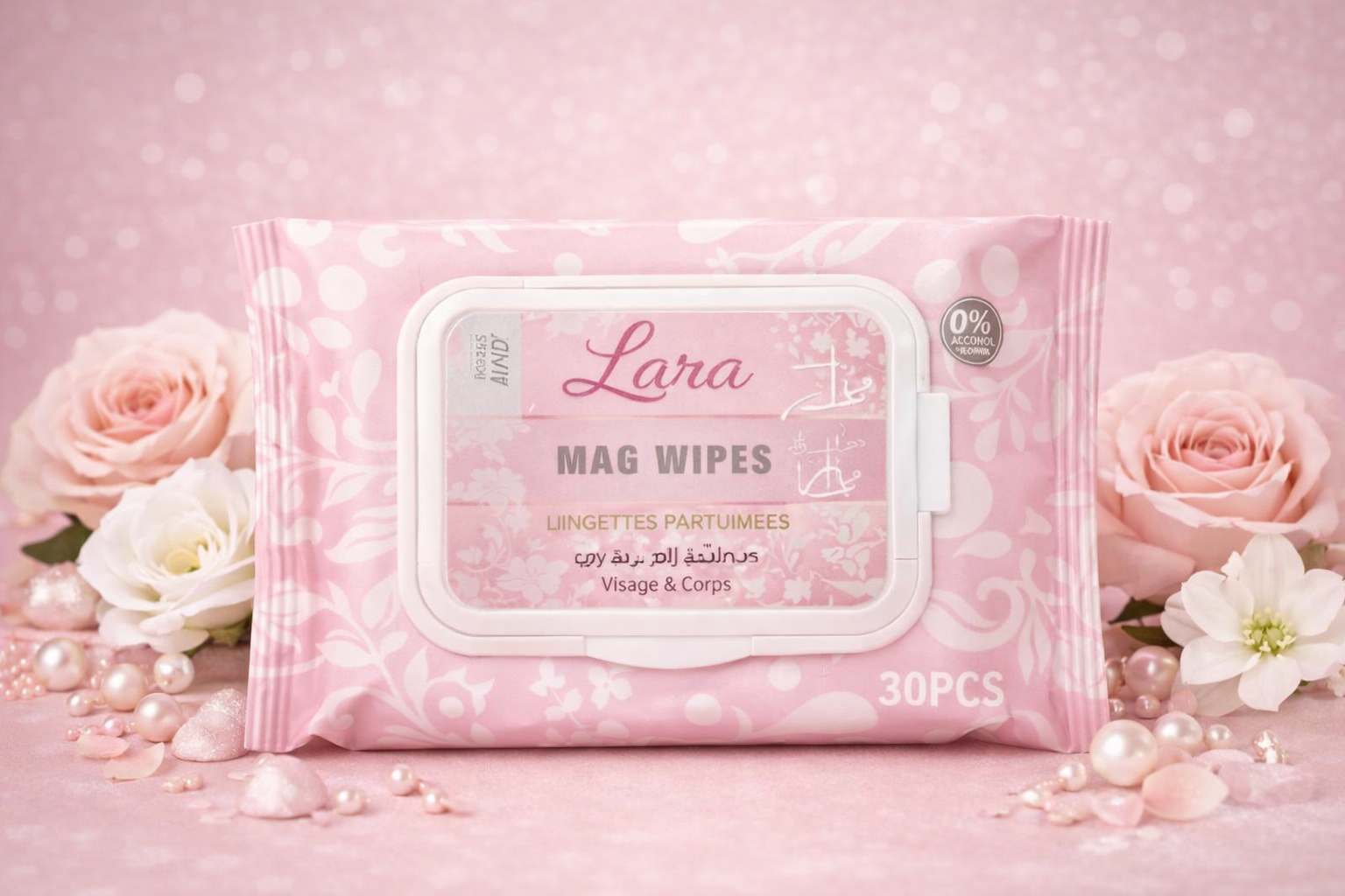 💖Lingettes parfumées MOMIN - Lara